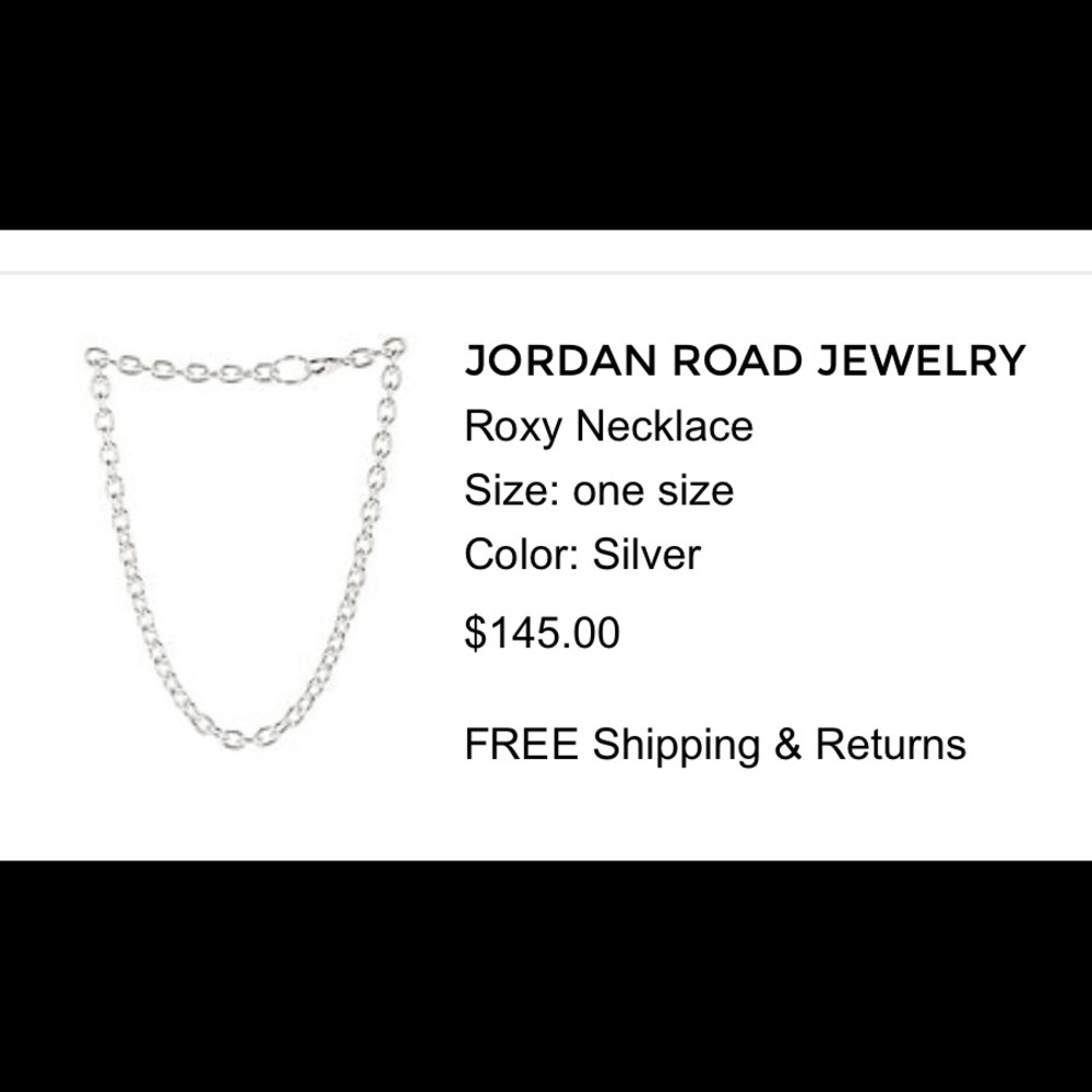 Jordan Road Roxy necklace silver